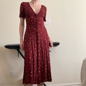 Reformation Locklin Dress Size 0